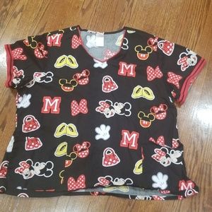 Women's Disney scrub top